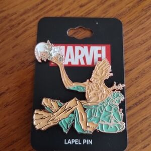 Marvel Green and Gold Brooch